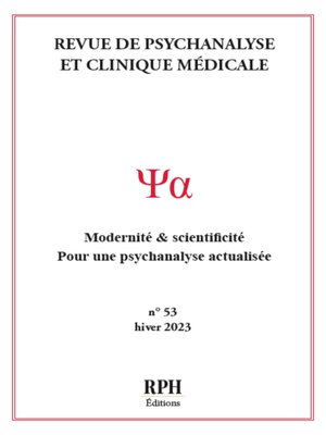 cover image of Revue de Psychanalyse et Clinique Médicale, N° 53 Hiver 2023